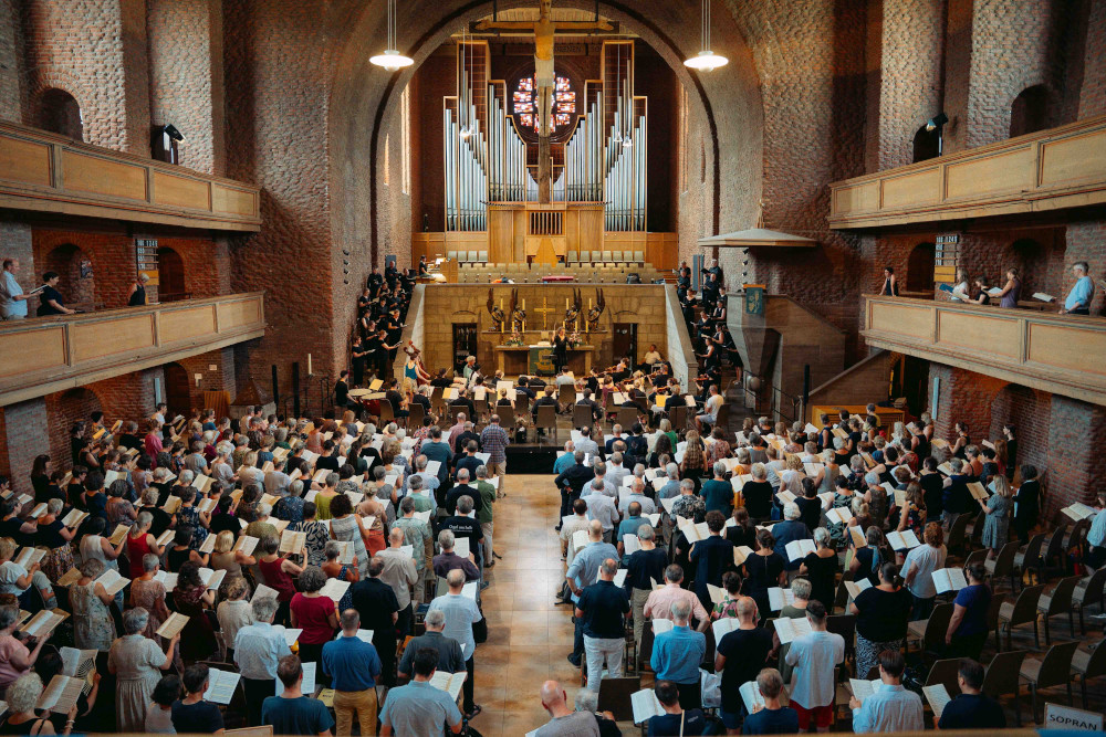 Beim Mitsingkonzert des Musikfests ION 2025